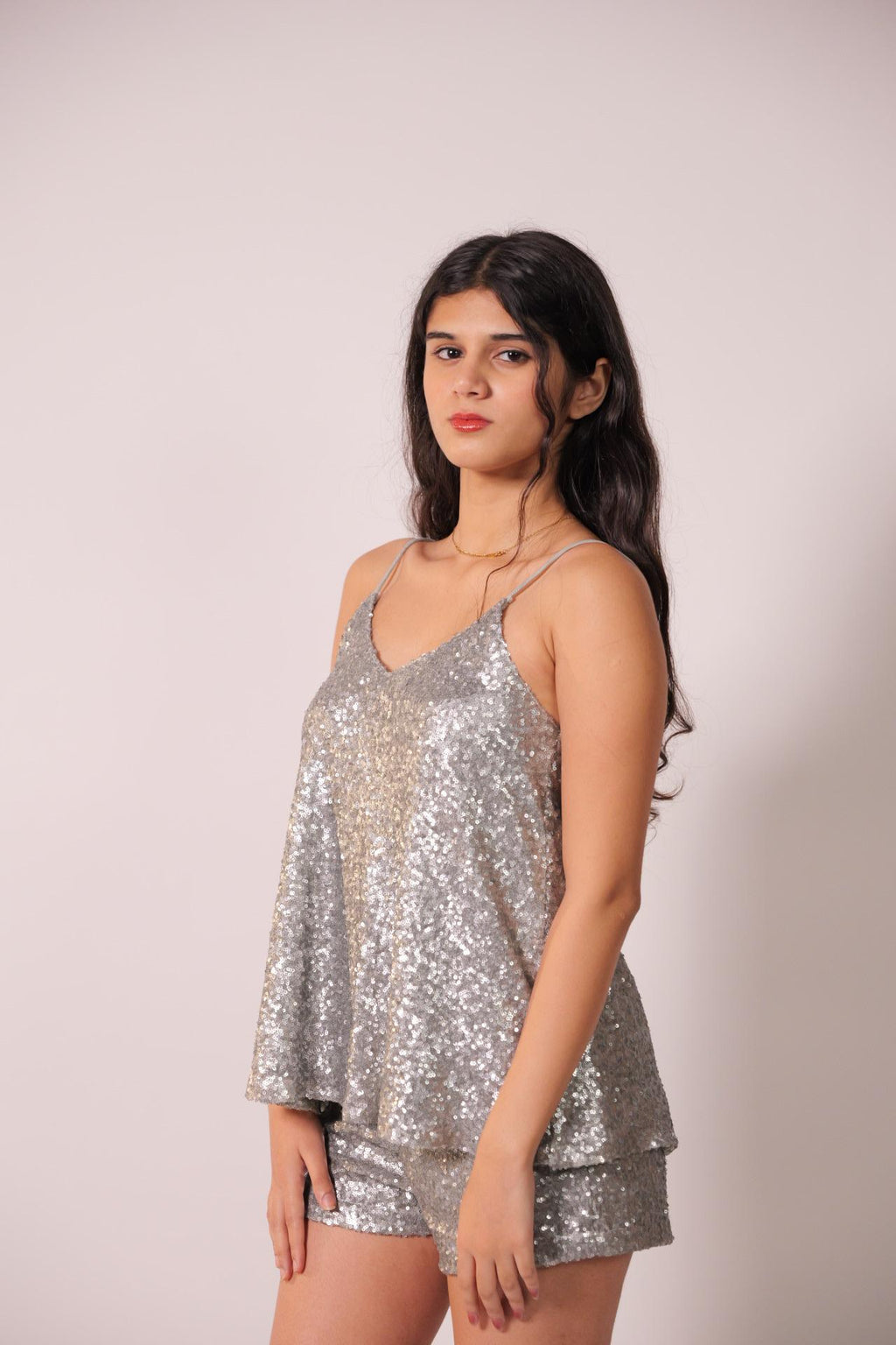 Silver Sequin Co-ord set