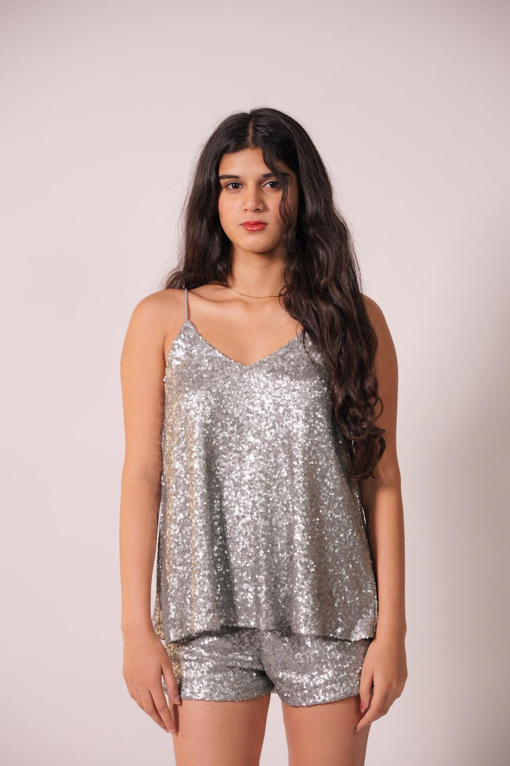 Silver Sequin Co-ord set