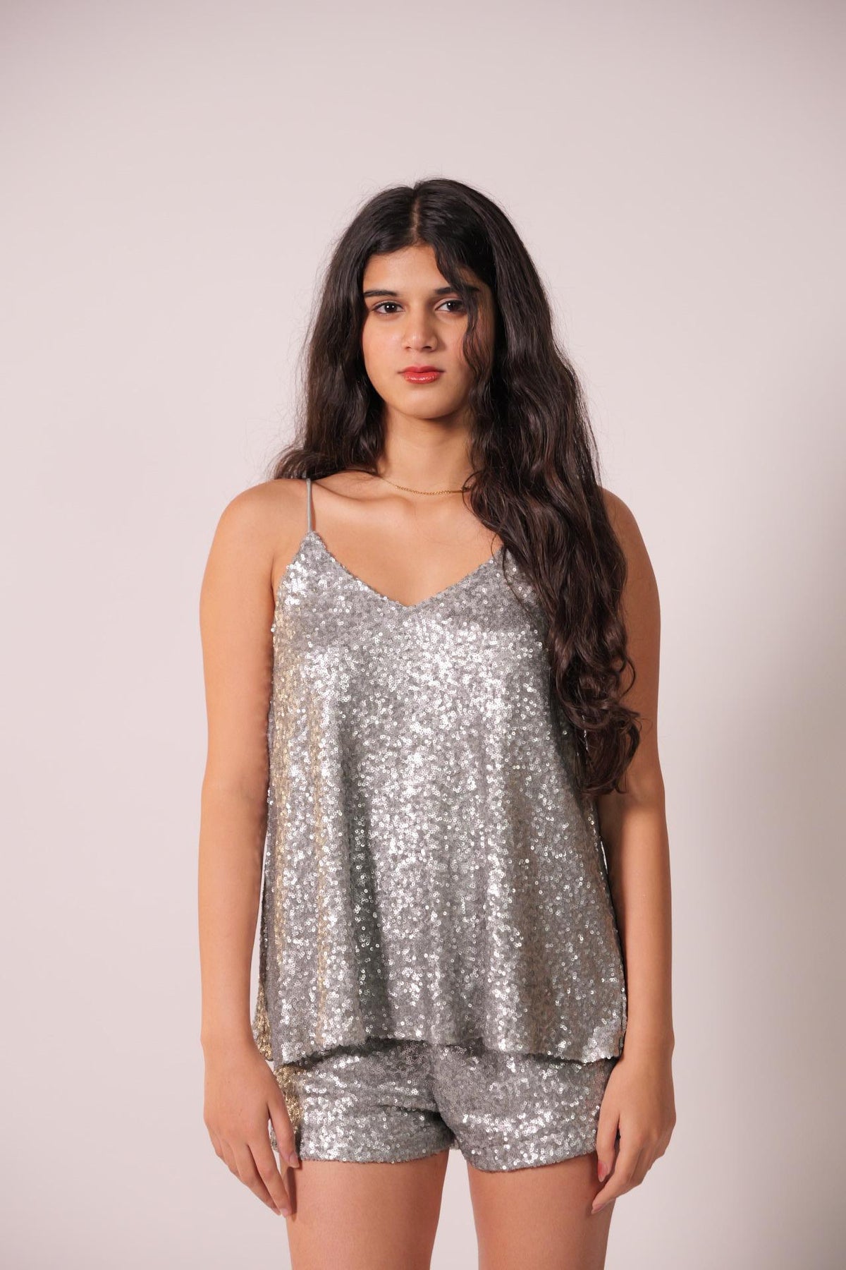 Silver Sequin Co-ord set