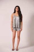 Silver Sequin Co-ord set
